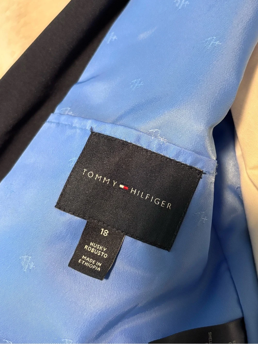 Classic Boys Navy Tommy Hilfiger Suit 18H